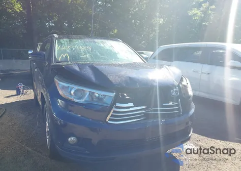 2015 Toyota Highlander Xle V6 from USA, damaged, VIN 5TDJKRFH0FS166525